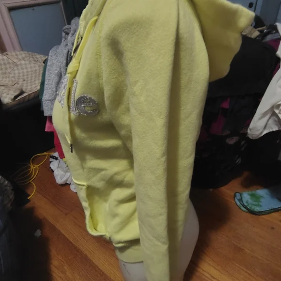 Aeropostale Yellow Women's Hoodie - Picture 3 of 7